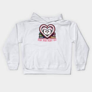 Read Your Heart Out Kids Hoodie